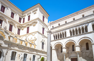 Fototapeta na wymiar The religious buildings of Bari
