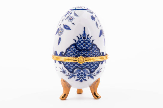 Decorative Ceramic Faberge Egg