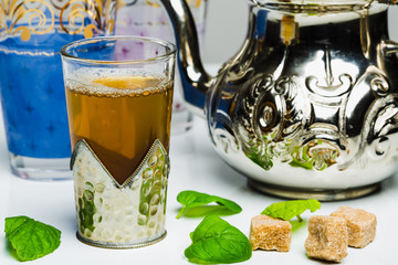 Arabic mint tea