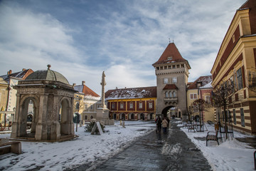 Fototapeta na wymiar Sehenswürdigkeiten der Stadt Köszeg, Ungarn