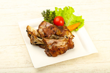 Roasted pork knee