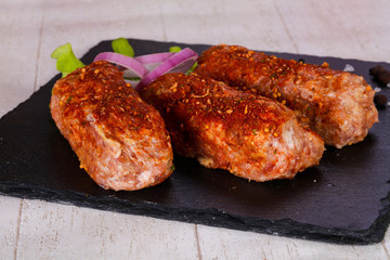 Raw pork cutlet
