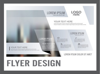 Minimal flyer design template. Annual Report Leaflet cover Brochure Layout. Presentation Modern background. illustration vector in A4 size