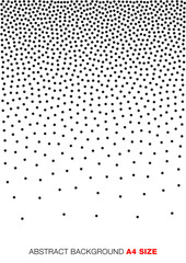 Abstract Gradient Halftone Dots Background. A4 size, a4 format. Vector illustration.