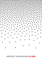 Abstract Gradient Halftone Dots Background. A4 size, a4 format. Vector illustration.