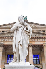 Schiller Monument in Gendarmenmarkt, Berlin, Germany