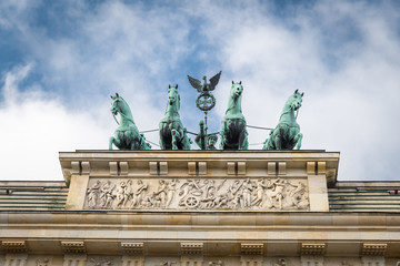 Obraz premium Brandenburg Gate in Berlin, Germany
