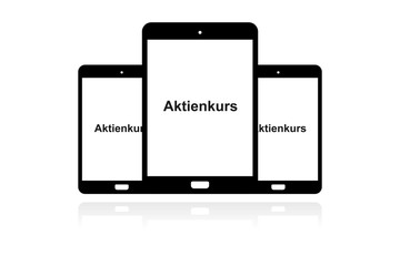 Tablet Banner - Aktienkurse