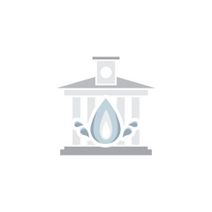 Water Law Firm Logo Icon Design