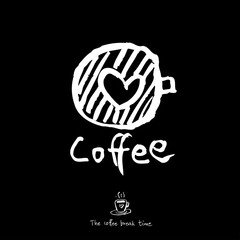 카페 포스터 / 손으로 그린 커피 그림