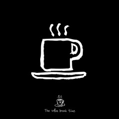 카페 포스터 / 손으로 그린 커피 그림