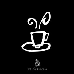 카페 포스터 / 손으로 그린 커피 그림