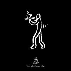 카페 포스터 / 손으로 그린 커피 그림