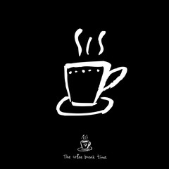 카페 포스터 / 손으로 그린 커피 그림