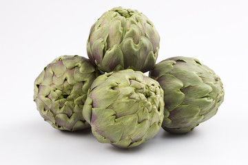 Obraz premium Alcachofas agrupadas