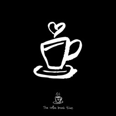 카페 포스터 / 손으로 그린 커피 그림