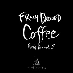 카페 포스터 / 손으로 그린 커피 그림