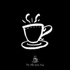 카페 포스터 / 손으로 그린 커피 그림