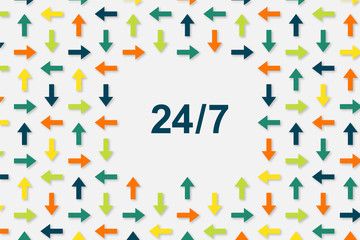 Wallpaper Pfeile - 24-7