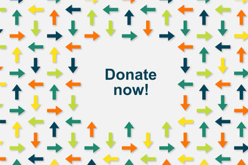 Wallpaper Pfeile - Donate now