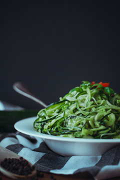 Tagliatelle of Zucchini