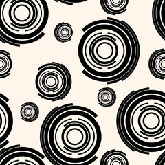 seamless circles pattern background. Vector illustration eps10