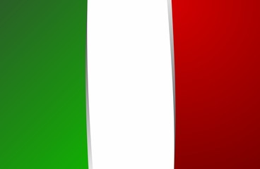 Creative Abstract Flag of Italy Background