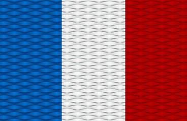 Creative Abstract Flag of France Background