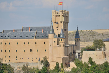Alcázar fortress in Segovia, Spain
