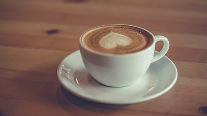 Hot Cocoa With Heart Shape