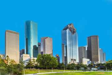 Obraz premium Skyline z Houston w Teksasie
