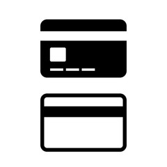 Magnetic stripe card vector icon