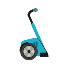 Two wheels electric scooter vector illustration graphic design