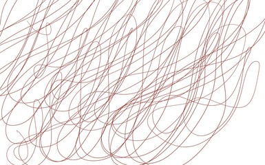 Abstrakte wellenförmige von Hand gezeichnete Linien.