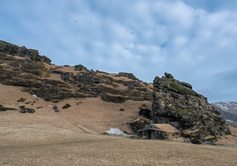 Icelandic winter landscape, from different locations, Iceland.