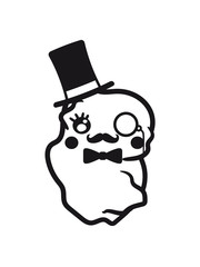 sir herr gentlemen mustache schnurrbart zylinder hut monokel brille süß niedlich gesicht klein baby 1 nugget chicken hühnchen huhn fleisch fast food lecker essen hunger snack