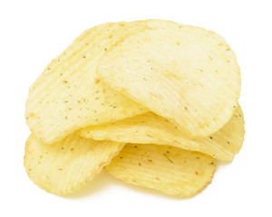 corrugated potato chips
