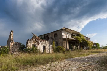 Foto auf Alu-Dibond abandoned village of Duboka in Bosnia © Sebastian