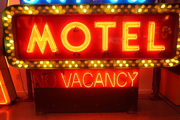 neon light up motel vacancy sign old signs for advertising