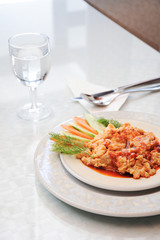 Traditional turkish food cauliflower