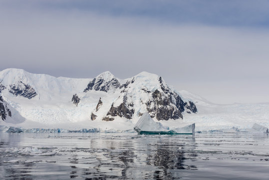 Iceberg in Antarctic sea
