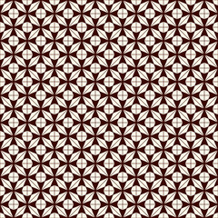 Asanoha seamless surface pattern. Traditional japanese print with hemp leaf motif. Classic oriental ornament