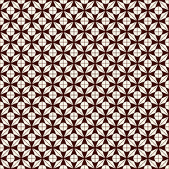 Asanoha seamless surface pattern. Traditional japanese print with hemp leaf motif. Classic oriental ornament