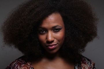 Afro woman