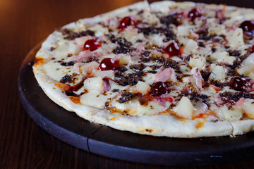 pizza agridulce