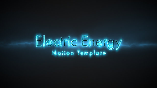 Electric Outline Title