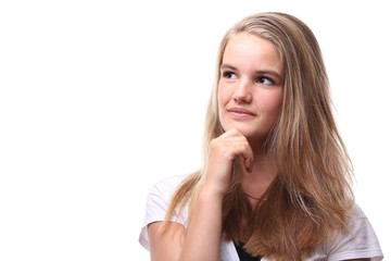 Naklejka premium Kaukaska kobieta