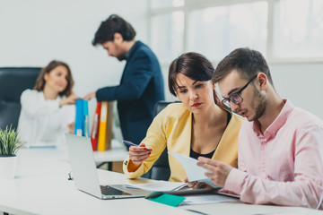 Colleagues at office