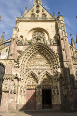 Fototapeta na wymiar Church in Alsace France. 