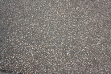 Asphalt road seen from above